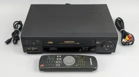 Vr8070 Samsung Tested Works Vcr 4 Head Hifi Stereo Vhs Player With Remote Cables
