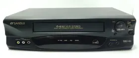 E68219 Sansui Hi-fi Stereo Vhs Vcr 4 Head Auto Tracking Recorder Black For Parts