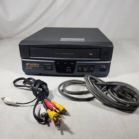 Sansui Vcp0045 Vcp1506 Ac/dc Video Cassette Recorder Vcr Digital Auto Tracking Tested