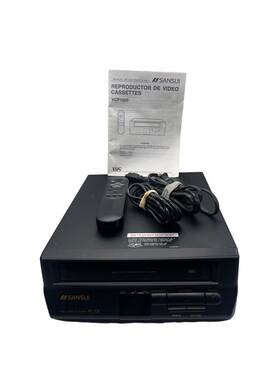Sansui Vcp1500 Digital Auto Tracking Vcr Vhs Player With Remote And Manual