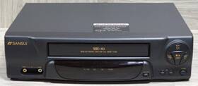 Sansui Vcr2510b Vcr2510 Vcr Vhs Recorder/player - No Remote Tested