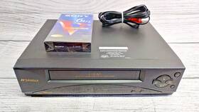 Sansui Vcr4505 Vhs Video Cassette Recorder Player Tested And Working - No Remote