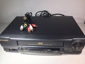 Sansui Vcr4510d 4 Head Hq Auto Tracking Vcr Vhs Tested And Working With Cables