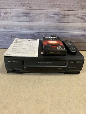 Sansui Vhf6012 Vcr Hifi Stereo Vhs Player - Tested Clean- Remote And Manual