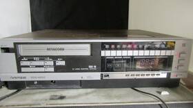 Sanyo Vcr4500 Vintage Betacord Betamax Selling For Parts Wont Accept Tape