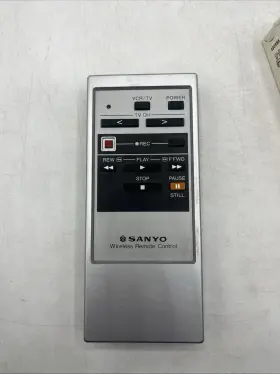 Vcr4900 Sanyo Wireless Remote Control Betacord Model Vcr 3900 Great Condition