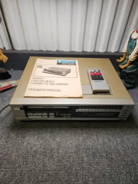 Vcr680 Sanyo Vintage Iii Beta Vcr Betacord 4-head Hifi Complete With Remote Manual