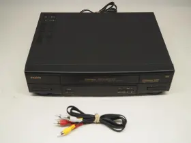 Vhr-5416 Sanyo Vhs Vcr Player Recorder Tested No Remote Free Shipping