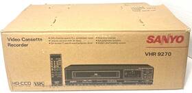 Sanyo Vhr-9270 Vcr With Remote Vintage In Original Box