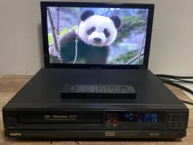 Vhr-9670 Sanyo Vcr Vhs Player Recorder 4-head Hi-fi Stereo Tested With Remote Work