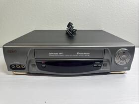 Sanyo Vhr-h647 Da 4 Head Vcr Hi Fi Vhs Recorder Tested And Works Vgc - No Remote