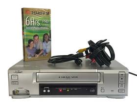 Sanyo Vmw-406 4 Head Mono Vcr No Remote Fully Tested Video Demo Read Listing