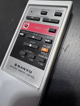 Sanyo Vtc-m20 Tv/vcr For Vcr Made In Japan