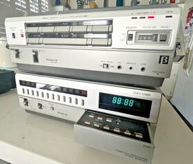 Sanyo Vtt-481 Vpr 4800 Betacord Portable Video Player/recorder Power Tuner Beta