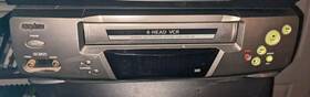 Sanyo Vwm-380 4 Head Vcr Vhs Player/recorder Comes W Tv Cables Tested No Remote