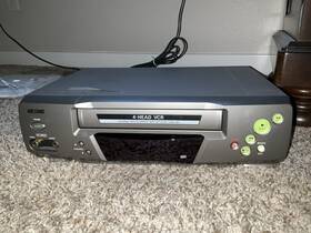 Sanyo Vwm-410 Vcr Vhs Player Recorder 4 Head Hi-fi No Remote Tested And Working