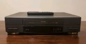 Vwm-620 Sanyo Vcr Video Cassette Recorder Vhs Player 4 Heads Hifi With Remote