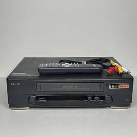 Sanyo Vwm-640 Vcr Recorder Player Bundle With Remote And Av Cable - Tested