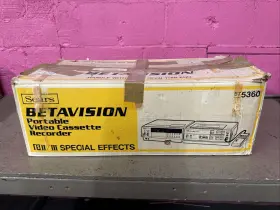 564.53110250 Sears Betavision Portable Video Cassette Recorder 57-5360