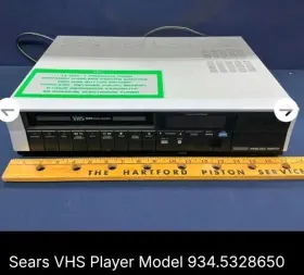 934.5328650 Sears 934.5328650. Vintage 1980s Vhs Player Vcr Model