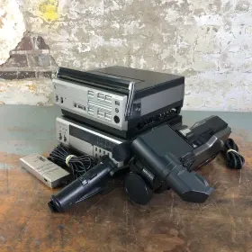 20240710 Sears F.2 C/20240710/cb.06 Vintage Betavision Betascan Video Cassette Recorder Tuner And Camera Bundle