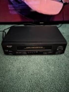 Sharp 12345 Vcr Vc-a410u 4 Head Super Picture Vhs Recorder Tested No Remote