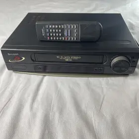 411721563 Sharp Vc-h923u Vhs Hq Vcr Video Cassette Recorder Tape Auto Ejects Part Only