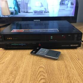 Sharp 548635 Vintage Vc-6846ub Vcr Cassette Recorder Tested With Remote Made In Japan