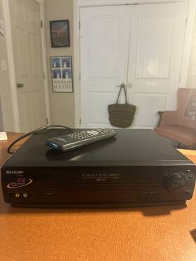 Sharp A544u Vcr With Remote