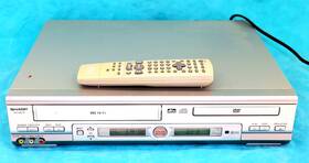 Sharp Dv-nc70u Vtg Combo Vcr / Dvd Player With Remote Tested Works Combination