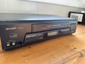 20230410df.04 Sharp F.1 B Vc-a565 Vcr Video Cassette Recorder Vhs Player 4 Head Used No Remote