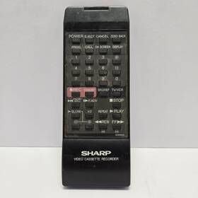 Sharp G0896ge Vintage Vcr Remote Control Tested Working