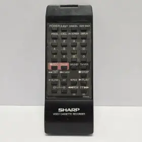 G0896ge Sharp Vintage Vcr Remote Control Tested Working