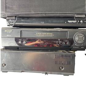 Sharp H932 Vc 4 Head Rapid Rewind Vcr Vhs Player Recorder No Remote