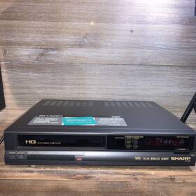 Sharp Vc-2200u Vcr Parts Only Or Repair As Is No Remote Control Read Description