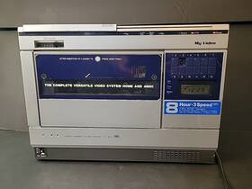 Sharp Vc-363 Cassette Recorder And Qc-54 Camera For Parts/repair See Description