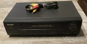 Vc-400 Sharp Vintage Video Cassette Recorder Vhs 4 Head No Remote Tested