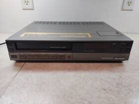 Sharp Vc-6833u Vintage 1986 Vcr Video Cassette Recorder With Remote For Parts
