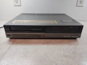 Vc-6833u Sharp Vintage 1986 Vcr Video Cassette Recorder With Remote For Parts
