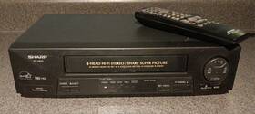 Sharp Vc-810u Vcr Model With Original Remote. Tested