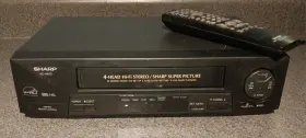 Vc-810u Sharp Vcr Model With Original Remote. Tested