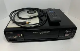 Vc-h965u Sharp Vc-8946 Vcr 4 Head Vhs Video Cassette Recorder Player - 100% Working