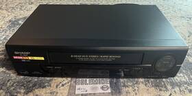 Sharp Vc-992u Vc-h992 Vhs 4 Head Hi Fi Stereo Vcr Recorder Tested Working No Remote