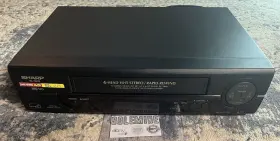 Vc-h992 Sharp Vc-992u Vhs 4 Head Hi Fi Stereo Vcr Recorder Tested Working No Remote
