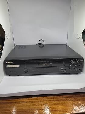 Sharp Vc-a353 Multi Language Osd Vhs Hq Pre-owned