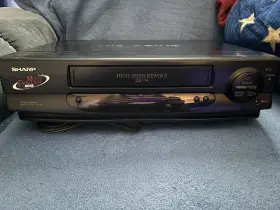 Vc-a353u Sharp Vcr Model Vc A323u Multi Language Osd Vhs Player4 Head Remote Tested Works