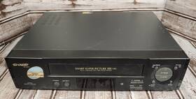 Sharp Vc-a373u Vcr 4-head Super Picture S-vhs Tested No Remote