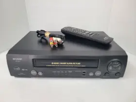 Vc-a411u Sharp Vcr 4-head Super Picture Vhs With Remote Tested
