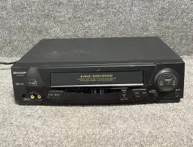 Vc-a412 Sharp Video Cassette Recorder 4 Head Rapid Rewind S-vhs Quasi Playback