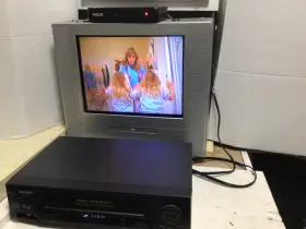 Vc-a415u Sharp Vcr Vhs Player 4 Head Rapid Rewind No Remote Tested/working
